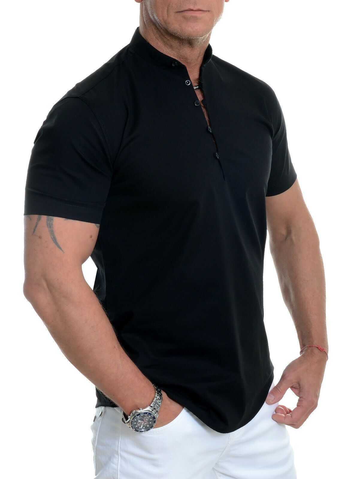 2020 Charm Men's Shirt Ultra Light Short-sleeved Casual