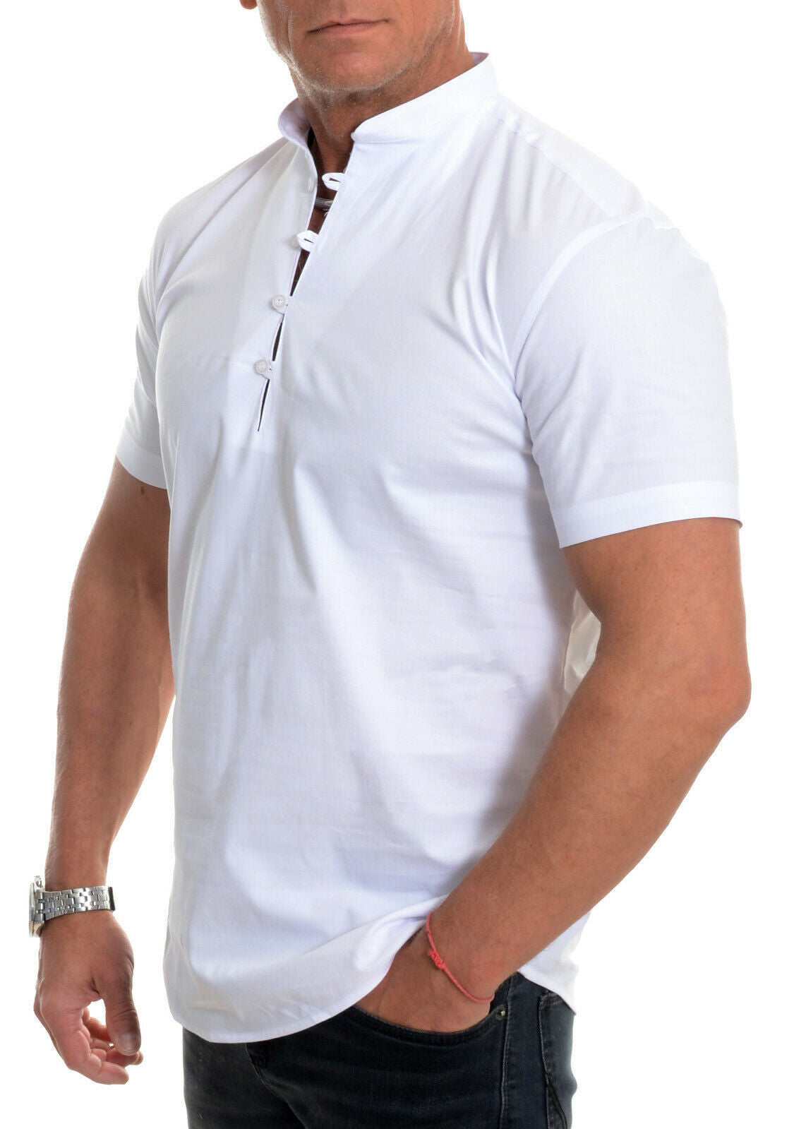 2020 Charm Men's Shirt Ultra Light Short-sleeved Casual