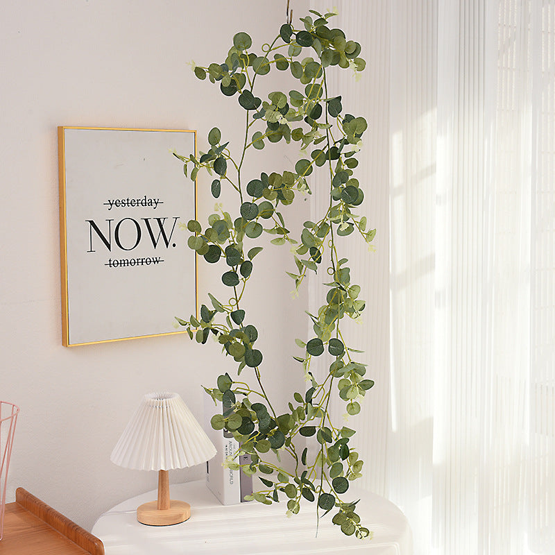 Artificial Rose Leaves Flower Plant Vines Wall Hanging--200CM