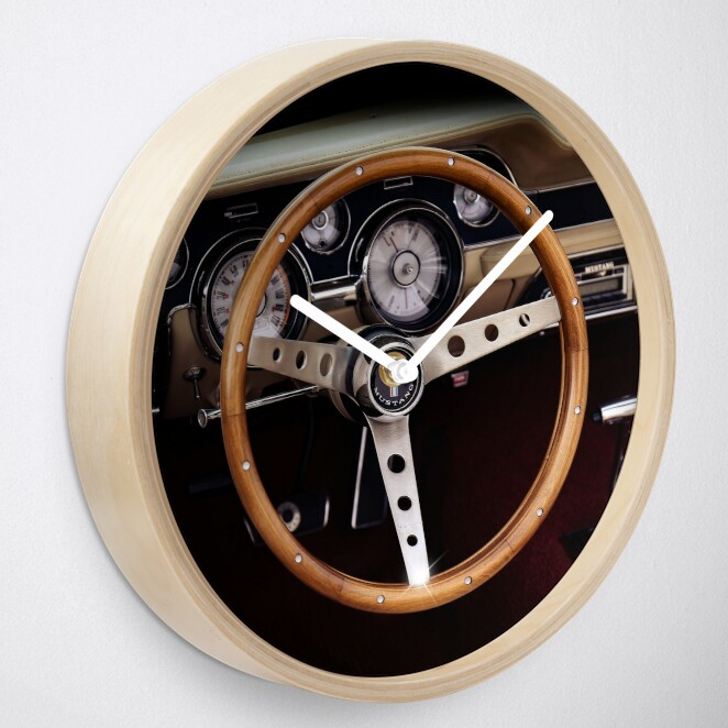 1967 Ford Mustang, steering wheel Clock